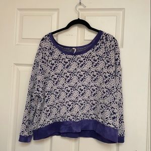 ASO Violet Harmon All Over Lace Pullover